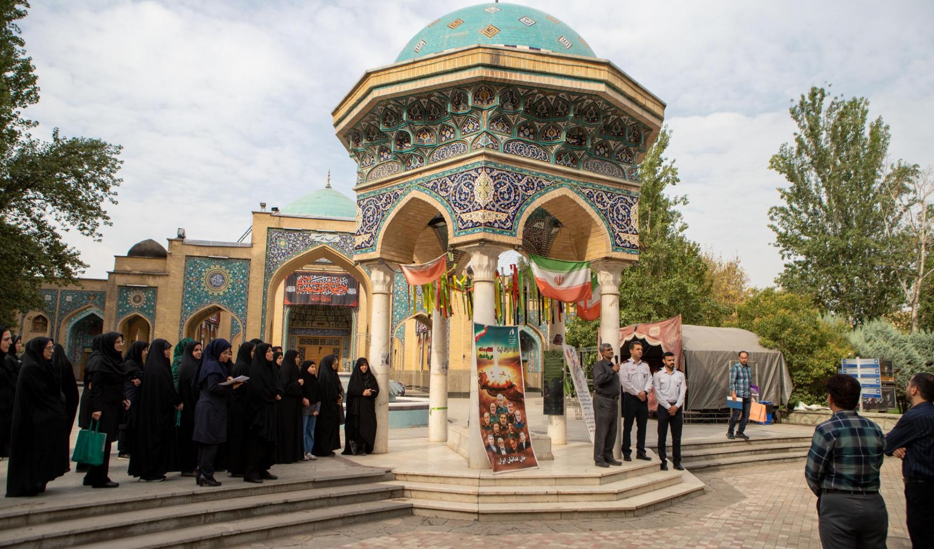 گرامیداشت شهدای اقتدار در برنامه ورزشی صبحگاهی دانشگاه تربیت‌مدرس