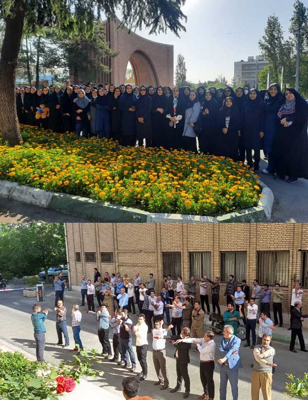 تصاویری از پیاده‌روی روز یکشنبه ۱۷ اردیبهشت ماه